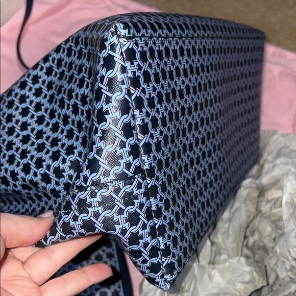 Kate Spade Blue Link Patterned Tote Bag and Wallet Set - Picture 8 of 9